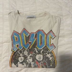 Daydreamer Kids AC/DC Band Tee - Cream